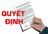 Quyết định Về việc khen thưởng tập thể và cá nhân viên chức, người lao động và học sinh có thành tích trong năm học 2025-2026