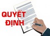 Quyết định Về việc khen thưởng tập thể và cá nhân viên chức, người lao động và học sinh có thành tích trong năm học 2025-2026